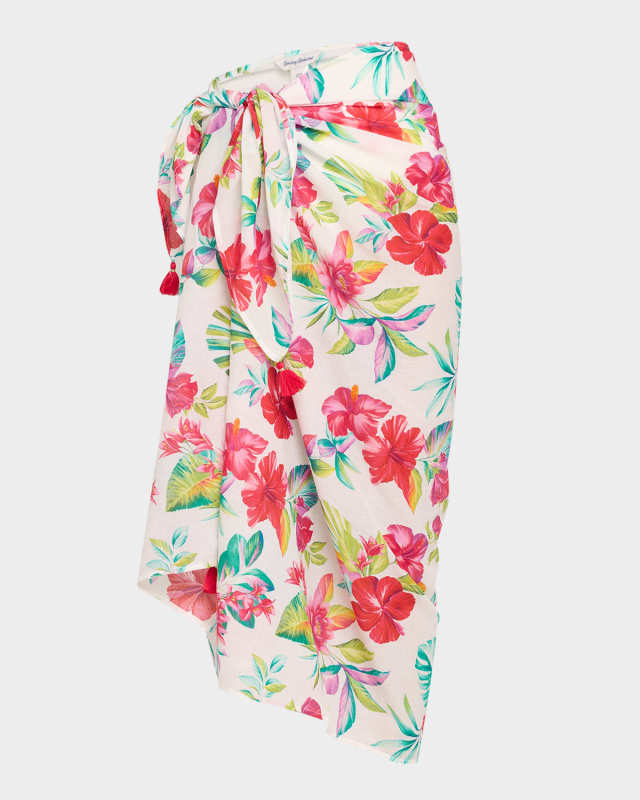 Fiesta Floral Pareo Coverup